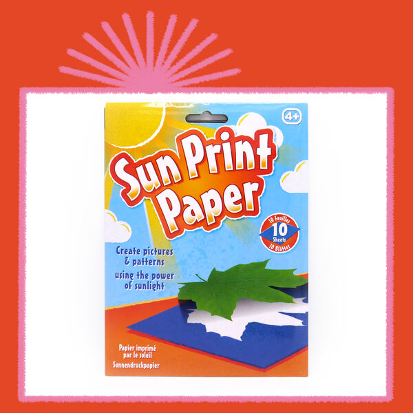 Pack of Sun Print Paper for creating pictures and patterns using the power of sunlight