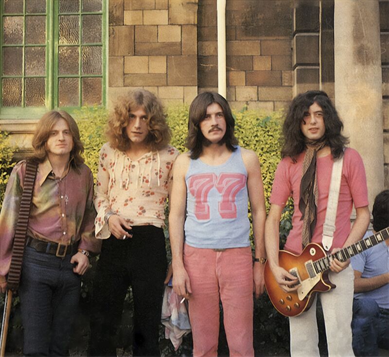 The members of Led Zeppelin